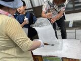 太子伝観光祭「氷の彫刻に体験」に3チーム参加