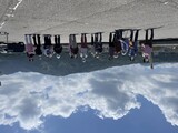 あすも元気デイ　屋上駐車場へお散歩